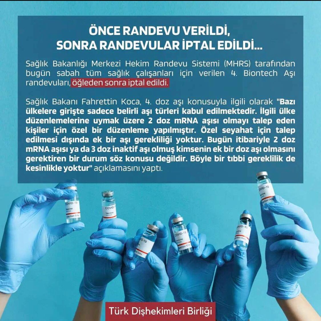 ÖNCE RANDEVU VERİLDİ, SONRA SARNEVULAR İPTAL EDİLDİ...