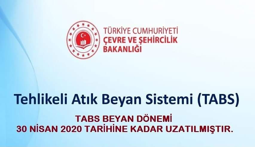 TABS BEYAN DÖNEMİ UZATILDI
