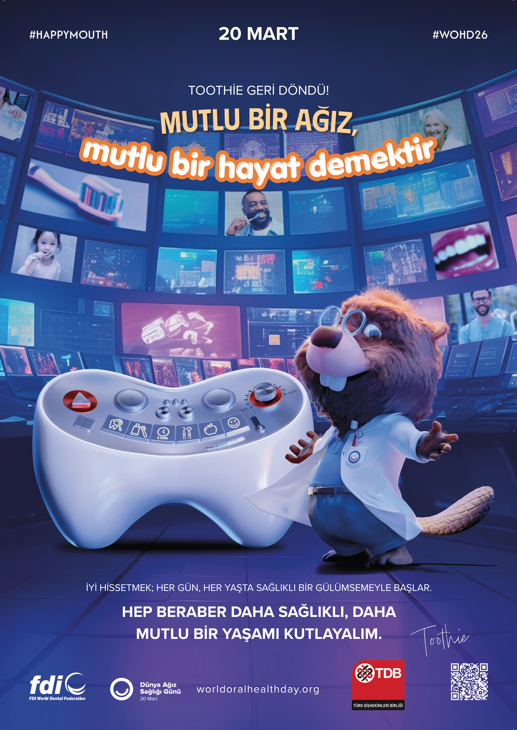 20 Mart Dünya Ağız ve Diş Sağlığı Günü